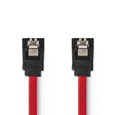 Datakabel SATA 1,5 Gb/s | SATA 7-Pins Female - SATA 7-Pins Female | 0,5 m | Rood