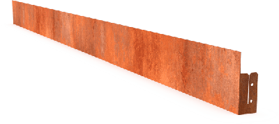 Cortenedge kantopsluiting vlak 2200x2x150 mm Geroba - Geroba