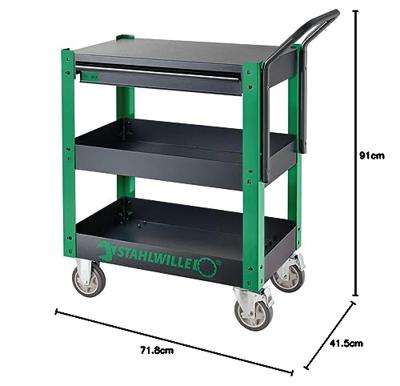 Stahlwille 612 ST 81300612 Werkplaatswagen Afleider Laadvermogen (max.): 150 kg Stahlwille 612 ST 81300612 Werkplaatswagen Afleider Laadvermogen (max.): 150 kg