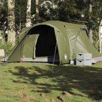 Koepeltent 6-persoons waterdicht olijfgroen - thumbnail