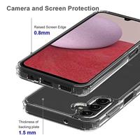 Lunso - Samsung Galaxy A14 5G - TPU Backcover hoes - Transparant - thumbnail