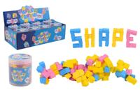 Plakkerige herbruikbare magische bouw blokken in container - thumbnail