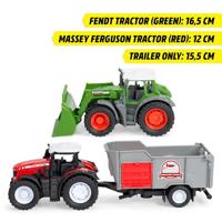Dickie boerderijset tractoren, 2dlg. - thumbnail