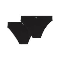 Puma Dames Briefs Invisible Cotton 2-pack Zwart - thumbnail