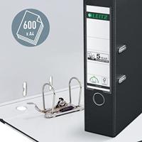 Leitz Ordner 1010 DIN A4 Rugbreedte: 80 mm Zwart 2 beugels 10105095 - thumbnail
