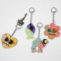 Creativ Company Deco art stempels, bloemen en bladeren, h: 26 mm, d 20 mm, 15 stuk/ 1 doos - thumbnail