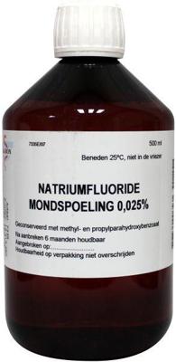 Fagron Natriumfluoride mondspoeling 0.025 500 Milliliter Fagron Natriumfluoride mondspoeling 0.025 500 Milliliter