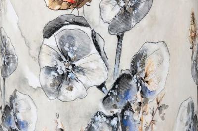 TS Collection vaas metaal moonlight 12x20cm meadow