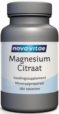 Nova Vitae Magnesium Citraat 200mg Tabletten 180st Nova Vitae Magnesium Citraat 200mg Tabletten 180st