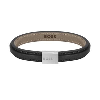 Hugo Boss 1580328S Leer 25 cm Heren armband
