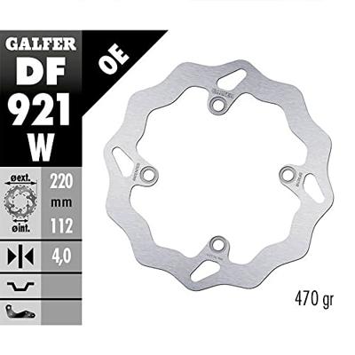 GALFER wave remschijf "df921 wave rotor df921 type w offroad rigid