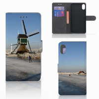 Apple iPhone Xs Max | Flip Cover | Schaatsers - thumbnail