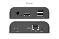 Digitus DS-55355 HDMI, HDMI-ingang, USB, USB-A, USB-A 1.1, RJ45, Micro-USB Via netwerkkabel RJ45 200 m - thumbnail