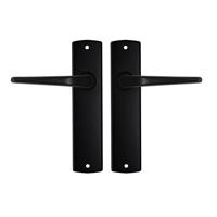 AXA | Binnendeurbeslag | Curve kruk | Duim | Zwart - thumbnail