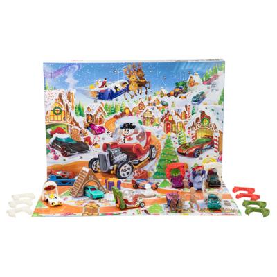 Adventkalender Hot Wheels Metaal Plastic Sporten