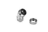 Thermaltake Pacific G1/4 PETG Tube 45-Degree Compression 16mm OD - Chrome Waterkoelinghoekverbinder - thumbnail