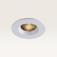 Inbouwspot Juvano bianco - Inbouwdiepte 27mm - GU10-fitting - IP54 voor binnen en buiten - Wit - Met doorlusbedrading - Honingraat - thumbnail