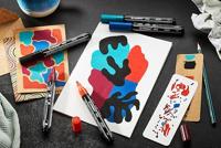 Acrylmarker STABILO Free Acrylic T300 donkerblauw | 5 stuks - thumbnail