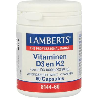 Lamberts Vitamine D3 En K2 Capsules