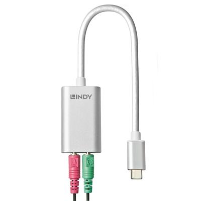 LINDY AV Converter Lindy [USB-C - Jackplug]
