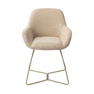 Jesper Home Kushi eetkamerstoel Desert Dunes beehive gold