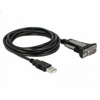 Delock USB 2.0 Adapter [1x USB-A 2.0 stekker - 1x RS232-stekker] 65962 3 m - thumbnail