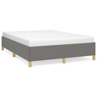 Bedframe zonder matras stof donkergrijs 140x200 cm - thumbnail