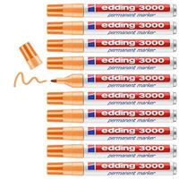 Viltstift edding 3000 rond 1.5-3mm lichtoranje | 10 stuks - thumbnail