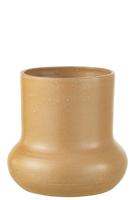 J-Line bloempot Organic - keramiek - beige - large - Ø 27 cm - thumbnail