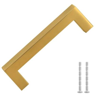 VidaXL Handvatten 10 st 96 mm roestvrij staal goudkleurig VidaXL Handvatten 10 st 96 mm roestvrij staal goudkleurig