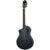Ortega RTPSTD-SBK-L TourPlayer Series Standard Satin Black Finish linkshandige elektrisch-akoestische klassieke gitaar met tas - thumbnail