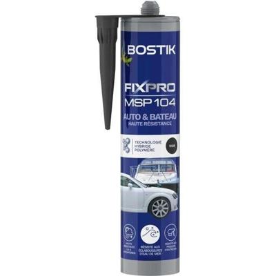 Sigillante per auto/nautica - BOSTIK - Fixpro MSP 104 - Adesivo e sigillante - Resistente alle intemperie e all'acqua di mare - Nero - 290 ml Sigillante per auto/nautica - BOSTIK - Fixpro MSP 104 - Adesivo e sigillante - Resistente alle intemperie e all'acqua di mare - Nero - 290 ml