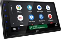 JVC Autoradio met scherm dubbel DIN Apple CarPlay, Android Auto, Aansluiting voor achteruitrijcamera, DAB+ tuner, Bluetooth handsfree - thumbnail