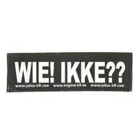 Julius-K9 tekstlabel Wie! Ikke?? 16 x 5 cm - thumbnail