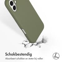 Accezz Liquid Silicone Backcover met MagSafe iPhone 16 Telefoonhoesje - thumbnail