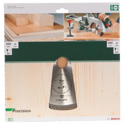 Bosch Accessoires Cirkelzaagblad Precision 250X2X30/-,T80 - 2609256882 Bosch Accessoires Cirkelzaagblad Precision 250X2X30/-,T80 - 2609256882