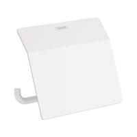 Toiletrolhouder Met Klep HansGrohe AddStoris Mat Wit - thumbnail