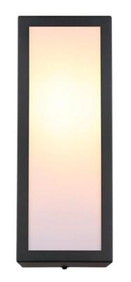 Globo Zwarte wandlampGundula melk glas - 31980O