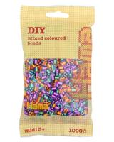 Hama strijkkralen 1000 stuks 2 kleurig gemixed - thumbnail