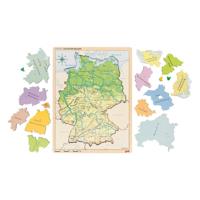 Goki houten lagenpuzzel duitsland, 98st. - thumbnail