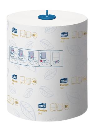 Tork Premium Matic® zachte handdoekrol, 2-laags, systeem H1, wit