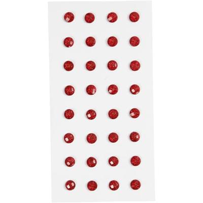 Creativ Company Strasstenen rood, 32st.