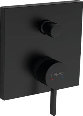 Afbouwdeel Badmengkraan Inbouw Finoris HansGrohe Eengreeps Mat Zwart - thumbnail