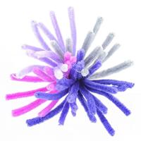 Vaessen Creative • chenilledraden 6mm 50st. 30cm paars - thumbnail