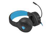 FURY NFU-1585 hoofdtelefoon/headset Hoofdband 3,5mm-connector Zwart, Blauw - thumbnail