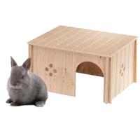 Ferplast knaaghuis sin 4647 hout - thumbnail