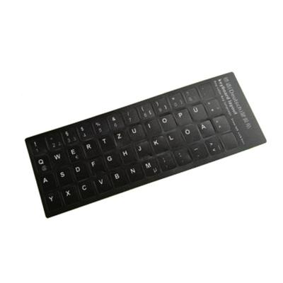 Notebook Keyboard Stickers DE Black-White Notebook Keyboard Stickers DE Black-White