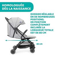 Chicco Trolley Me Lichtgewicht wagen 1 zitplaats(en) Zwart, Grijs - thumbnail