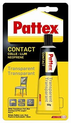 Pattex Patex contactlijm 50gr transparant Pattex Patex contactlijm 50gr transparant