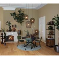 Light & Living Hanglamp 'Plumeria' 42cm, kleur Donkergroen - thumbnail